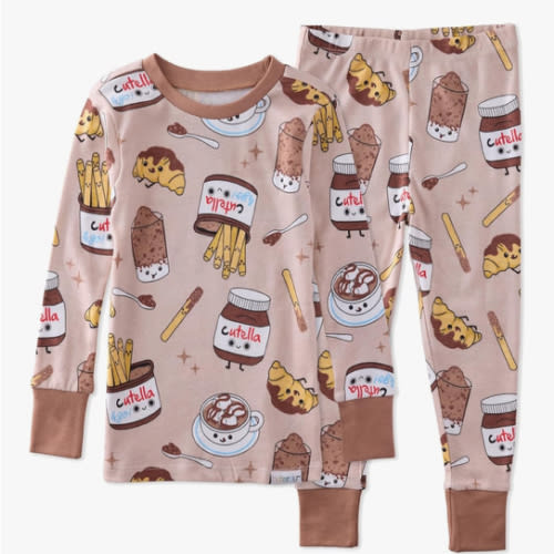 boys Zen Snug-fit 2-piece Pajamas 100% Organic Cotton Long Sleeve for Boys