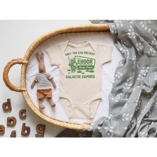 Endor National Forest Bodysuit Nerdy Baby Bodysuit Baby Shower Bodysuit Infant Clothing Baby Bookish Clothing Funny Starwars parody Ewok