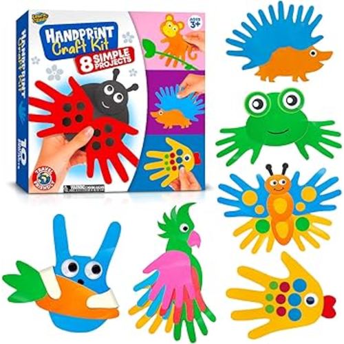 Amazon.com: Arts and Crafts Kit for Toddlers Ages 3+ Years. Easy Animal Crafting for Kids : Toys & Games