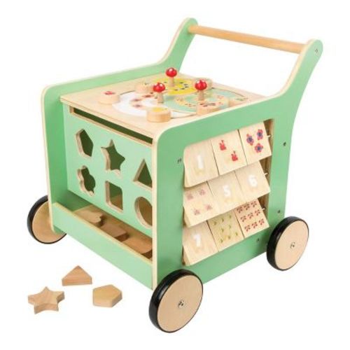 Small Foot Wooden Pastel Baby Walker And Activity Center