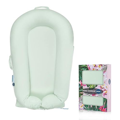 Organic Replacement Cover | Premium Quality Spare Cover 100% Organic Cotton | Hypoallergenic | [Fits Dockatot Deluxe + Docks] (Cover Only) (Pistacho Green)