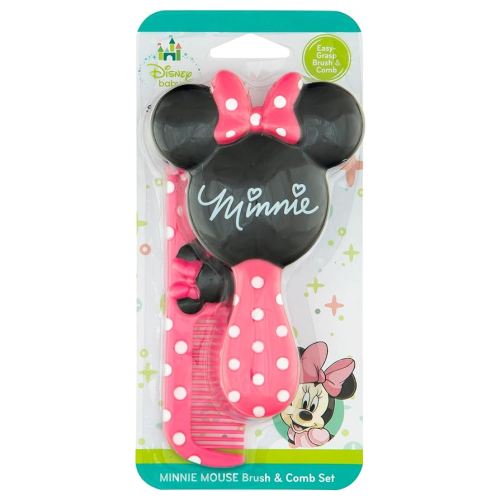 Disney Baby Minnie Hair Brush and Wide Tooth Comb Set