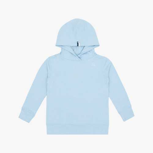 Lil' Hesi Performance Hoodie | Heather - Pure Blue/White