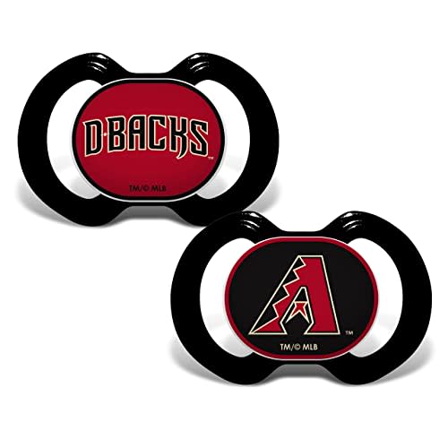 Baby Fanatic MLB Arizona Diamondbacks 2-Pack Pacifiers