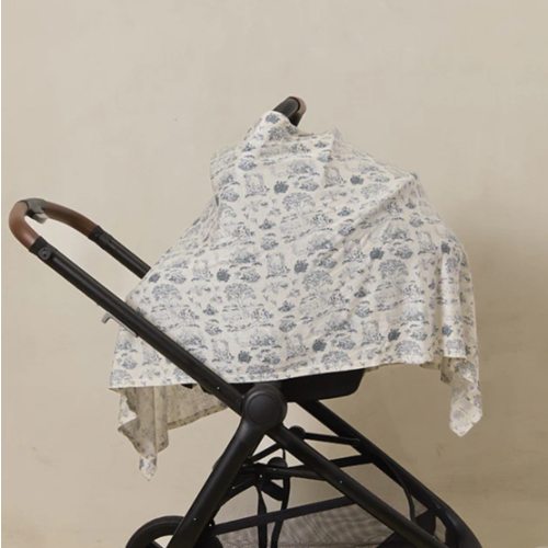 Bleu Toile Nursing Cover