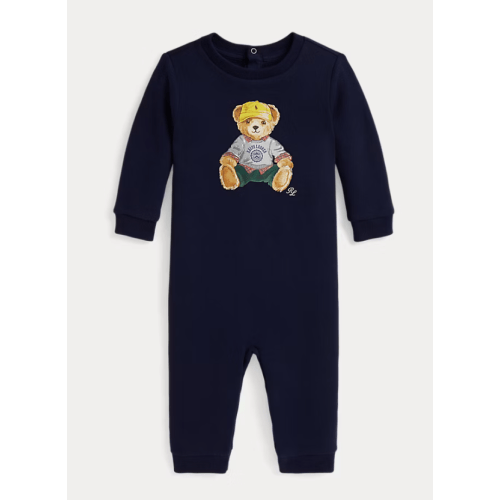 Polo Bear Fleece Coverall | 6M