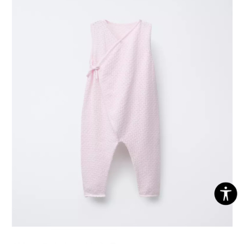 OPEN KNIT LONG JUMPSUIT - Pale pink | ZARA United States