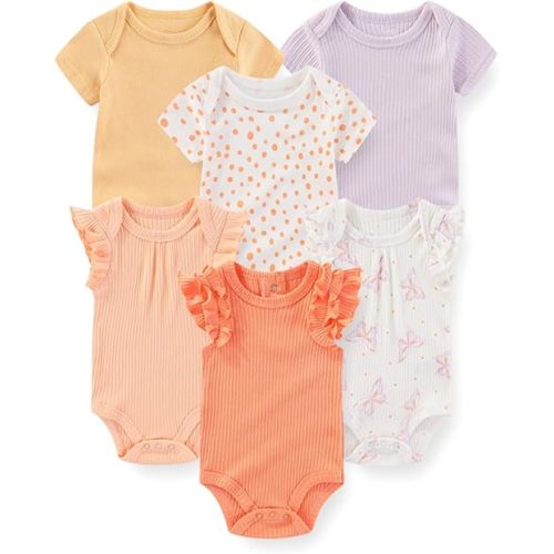 Fashion Baby Boy Girl Bodysuits 6-Pack Casual Cotton Soft Infants Outfit New born Clothes