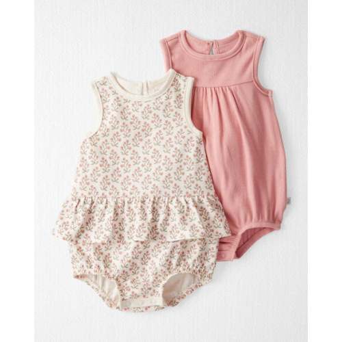 Baby 2-Pack Organic Cotton Bubble Rompers - Little Planet | Carter's