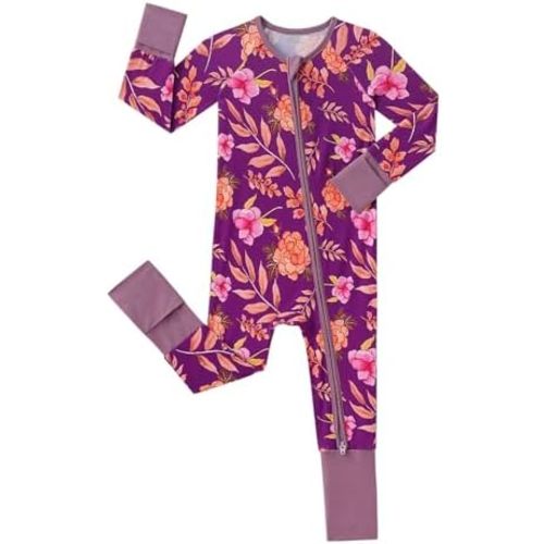 Bamboo Viscose Pajamas Baby Footless Romper - Baby Infant Boys Girls One Piece Jumpsuits Clothes
