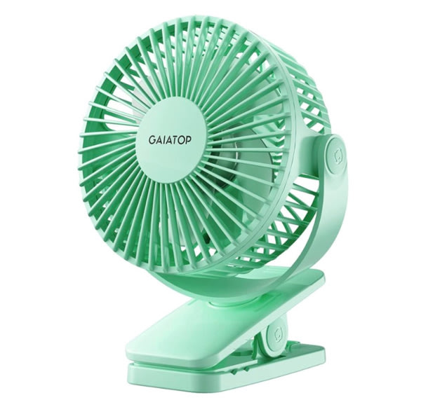 Amazon.com: Gaiatop Portable Clip on Fan Battery Operated, Small Powerful 3 Speed Quiet 360° Rotate, USB Rechargeable Mini Personal Cooling Fan for Desk Table Home Office Stroller Camping Women Gifts Black Blue : Gaiatop: Home & Kitchen