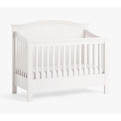 Larkin Camelback 4-in-1 Convertible Crib, Simply White, In-Home Delivery