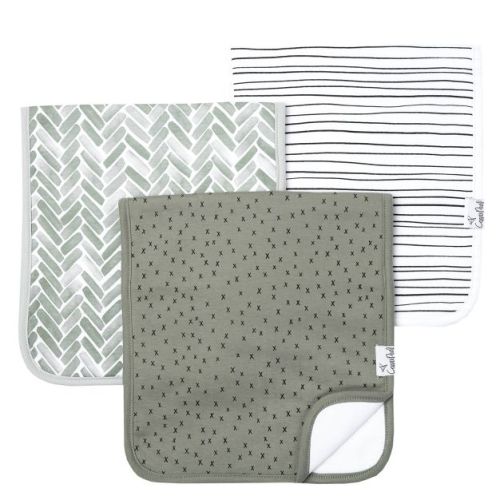Copper Pearl Alta Burp Cloth - 3pk