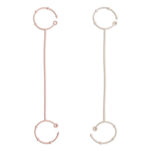 Mushie Adjustable Silicone Strap 2-Pack — buybuy BABY