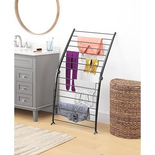 Whitmor Spacemaker Folding Drying Rack - Black