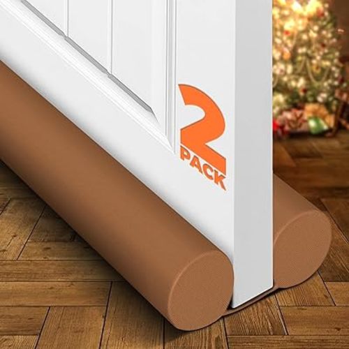 Holikme Door Draft Stopper 2×36 inch, Brown