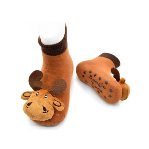 Baby Moose Rattle Socks | The Red Wagon