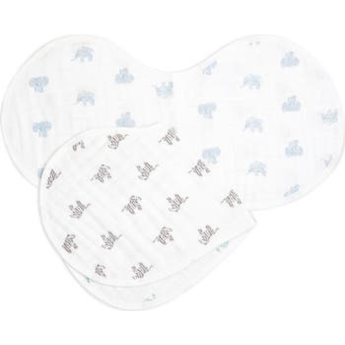 2-Pack Organic Cotton Burpy Bibs