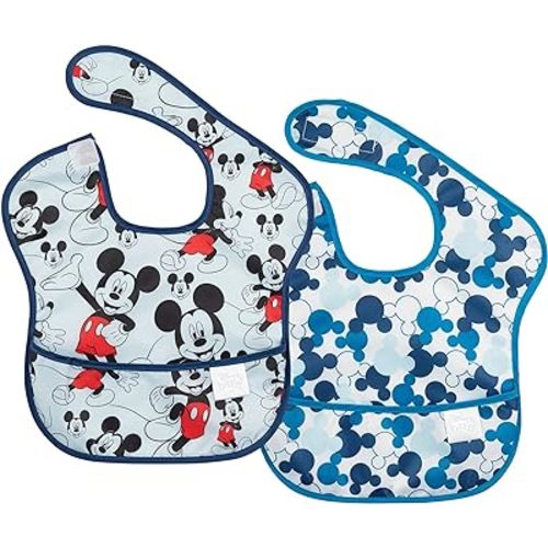 Amazon.com: Bumkins Bibs for Girl or Boy, SuperBib Baby and Toddler for 6-24 Months, Essential Must Have for Eating, Feeding Supplies… : Baby