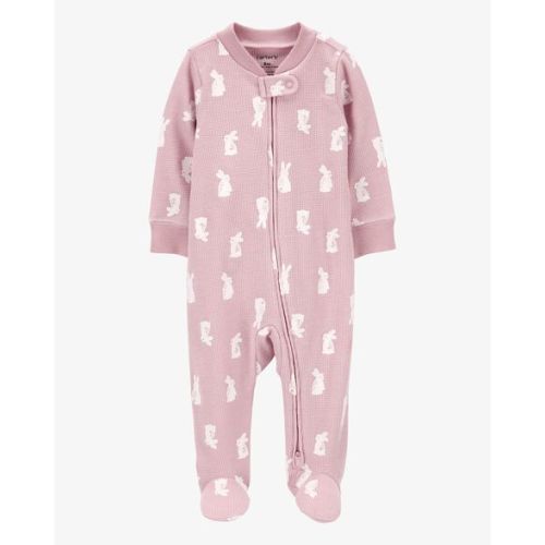Baby Bunny 2-Way Zip Thermal Sleep & Play Pajamas - Carter's | Carter's
