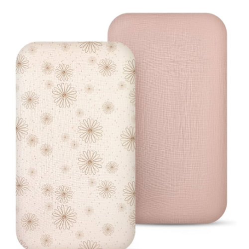Amazon.com : lulumoon Muslin Bassinet Sheets Baby: Cotton Bedside Sleeper Bassinet Sheets Fitted for Boys and Girls : Baby