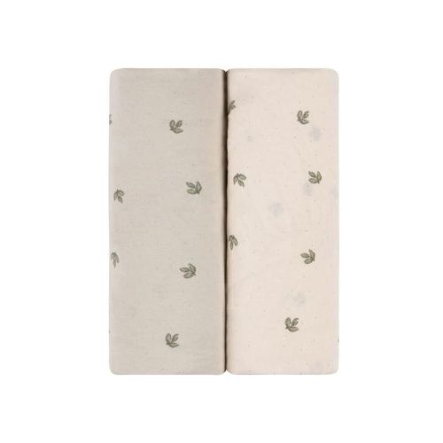 Ely's & Co. Baby Fitted Bassinet Sheet 100% Combed Jersey Cotton Sage Diamond