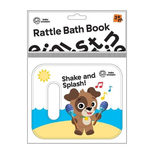 Baby Einstein: Shake and Splash! Rattle Bath Book - by Pi Kids