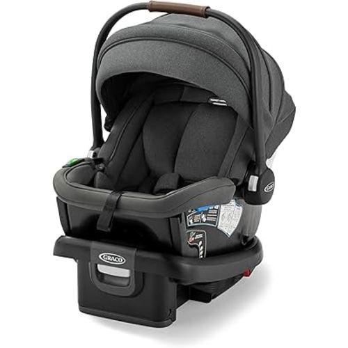 Graco Gomax Infant Car Seat, Ace, Lightweight, Reclining Rear Facing Car Seat Installs with or Without a Base
