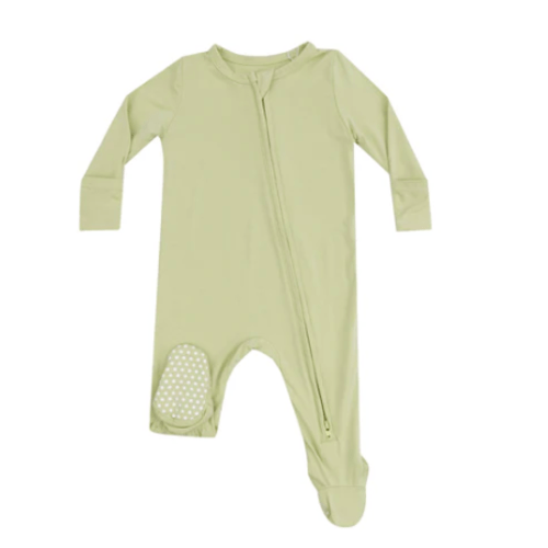 2 Way Zipper Footie - Solid Winter Pear – Angel Dear