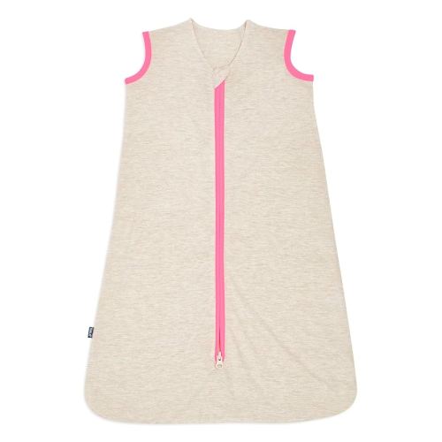 HALO Sleepsack Ideal Temp, Baby Wearable Blanket, TOG 1.0, Oatmeal/Pink, Medium