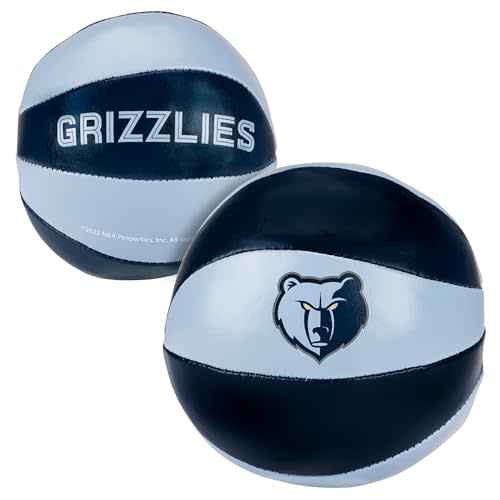Franklin Sports NBA Toy Basketballs - 2 Pack of Kids Soft Mini Basketballs for Over the Door + Indoor Hoops - NBA Fan Shop Kids Soft Toy Basketballs - (2) Mini Balls Included