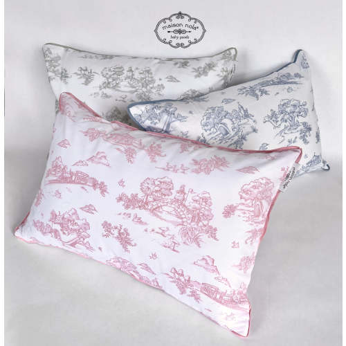 Maison Nola Toile Pillow – Pink