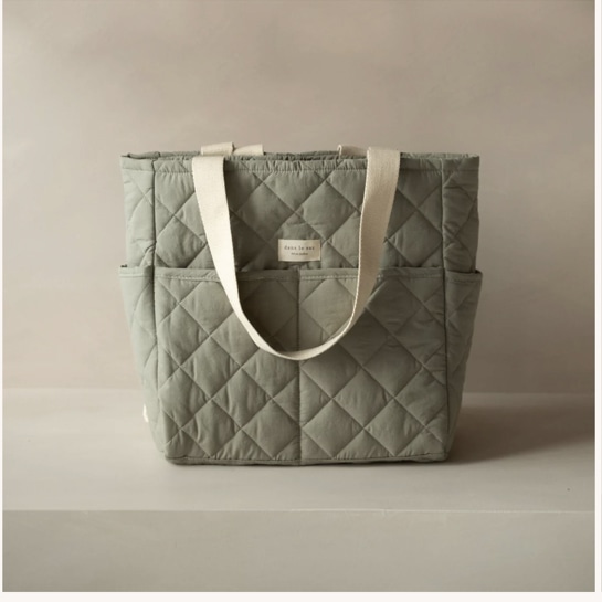 Quilted Backpack | Mint