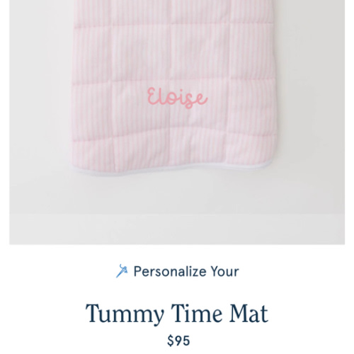 Tummy Time Mat - personalized