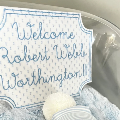 The "Tripp" Welcome Plaque – Little Happies