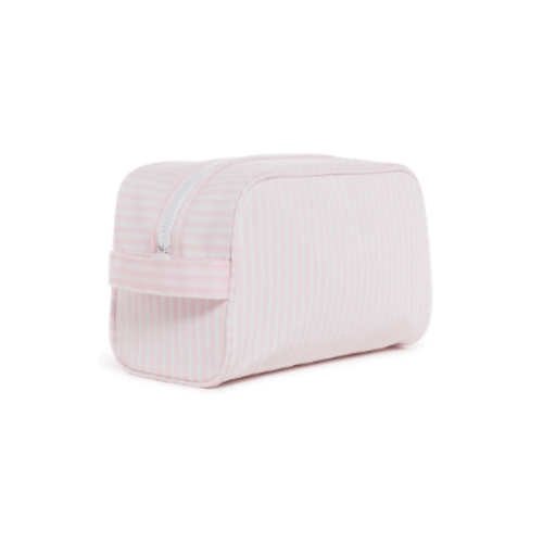 TRVL Stowaway Toiletry Bag - Pimlico Stripe Pink