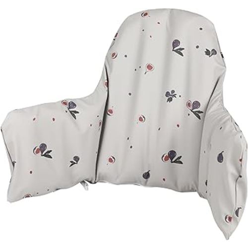 High Chair Cushion with Cover Pad for IKEA Antilop Babies Toddlers Inflatable & Reversible Built-in Inflatable Cushion Fig French Grey