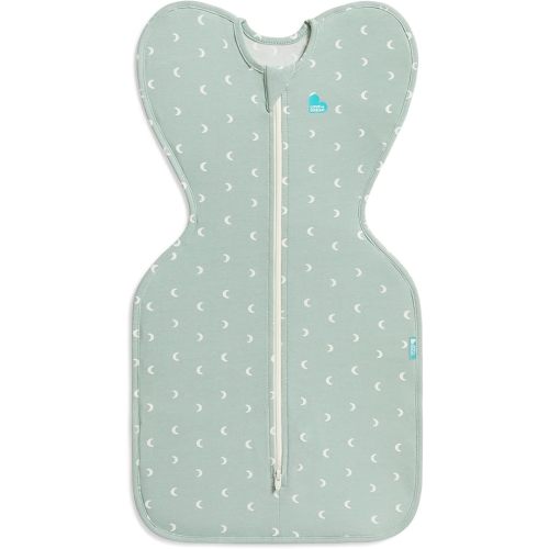 Love to Dream Swaddle UP, Baby Sleep Sack, 1.0 TOG, Self-Soothing Swaddles for Newborns, Improves Sleep, Snug Fit Helps Calm Startle Reflex, New Born Essentials for Baby, Moon Olive, 5-8.5 lbs