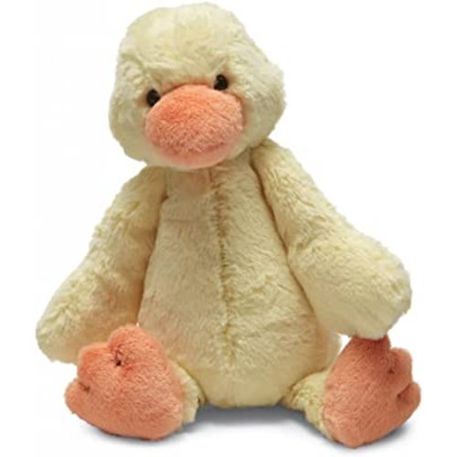 Jellycat Bashful Yellow Duckling Stuffed Animal, Medium, 12 inches