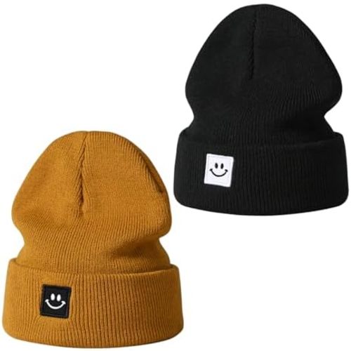 Baby Beanie Knit Ski Hat,Toddler Winter Beanies,Warm Knit Hat for Girls Boys Children Caps
