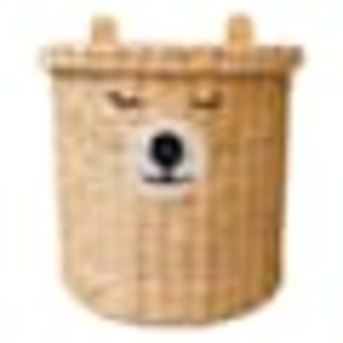 Tiny Dreamers Bear Water Hyacinth Laundry Hamper