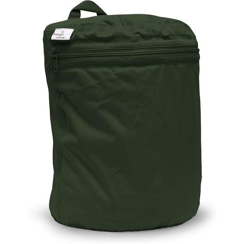 Kanga Care Wet Bag Seam Sealed Waterproof 3D Dimensional for Baby Cloth Diapers, Travel, Beach, Pool, Gym, Swim | Pine