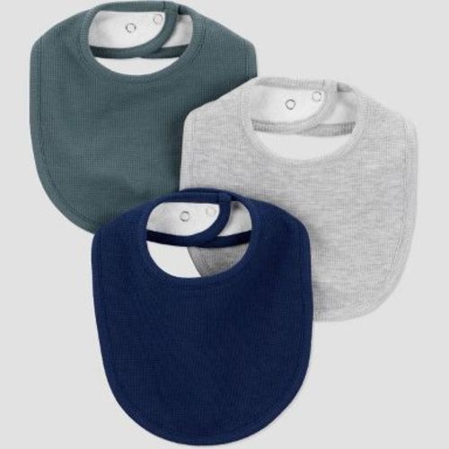 Carter's Just One You® Baby Boys' 3pk Bibs - Navy Gray/Green