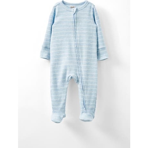 Organic Pointelle Zip All In One Romper, Newborn