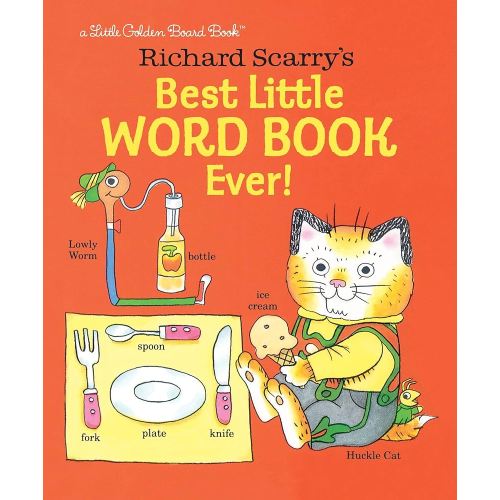 Richard Scarry's Best Little Word Book Ever! (Little Golden Board Book)