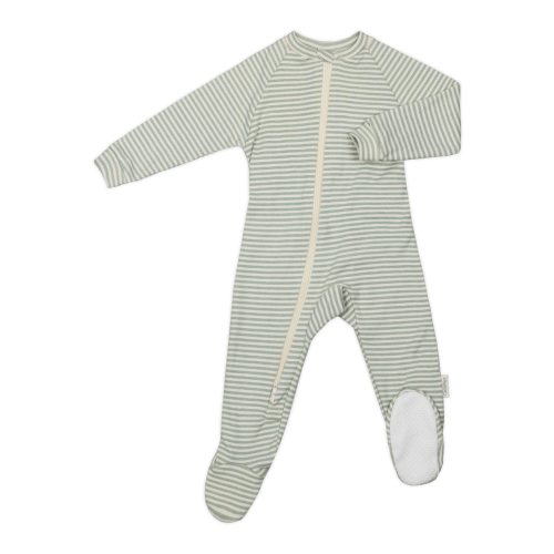 Organic Cotton Rib Knit Footie Pajama TOG 1.5 | CastleWare Baby