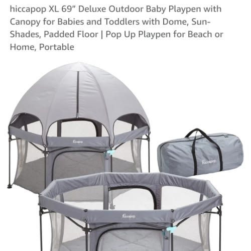 secondhand shaded outdoor play pen bed - Google Search