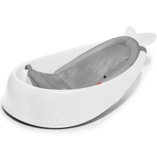 White MOBY® Smart Sling™ 3-Stage Tub - White | skiphop.com