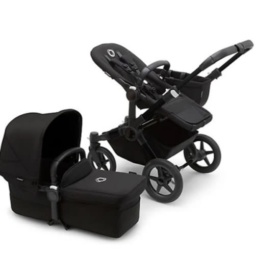 Donkey 5 Mono Stroller - Midnight Black & Black Frame