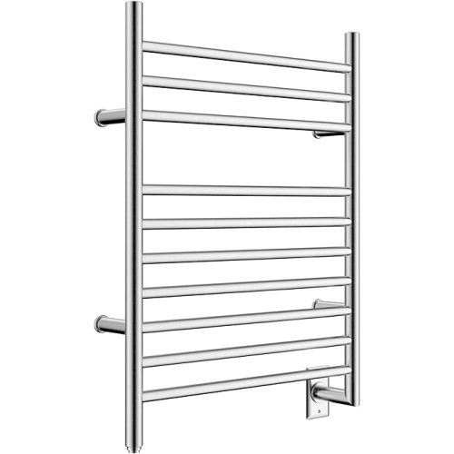 HEATGENE Towel Warmer Wall-Mounted Hardwired Heated Towel Rack Hot Towel Bar Brushed